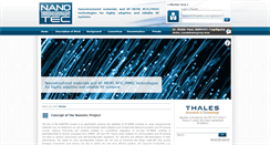 Desktop Screenshot of project-nanotec.com